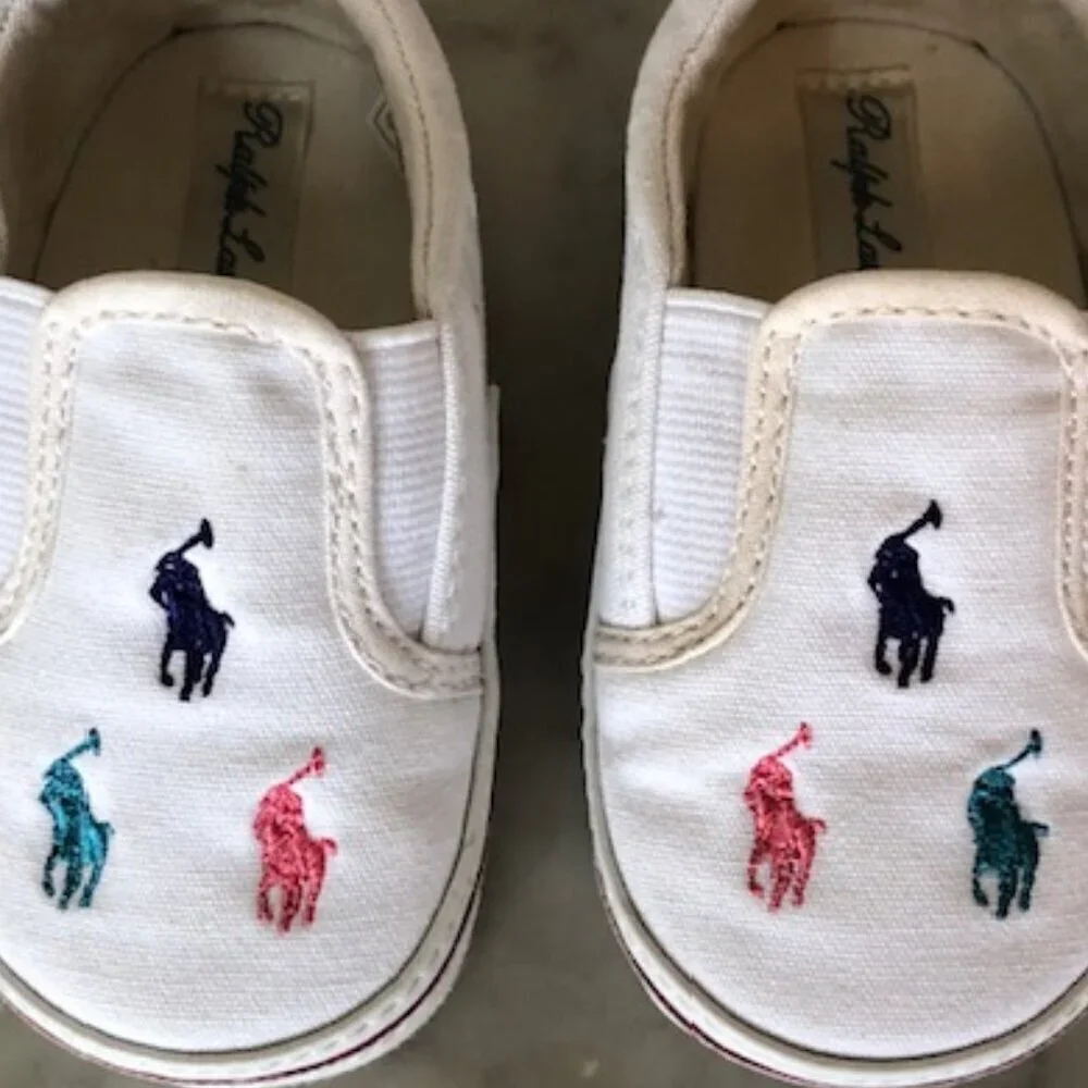 RALPH LAUREN POLO Baby Crib Shoes